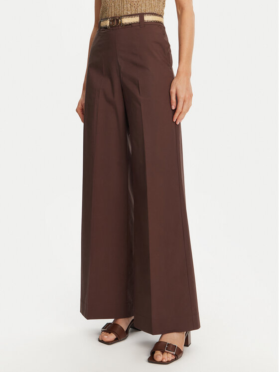 Широкие брюки палаццо 251TT2105 Twinset, коричневый
Широкие брюки палаццо 251TT2105 Twinset, коричневый