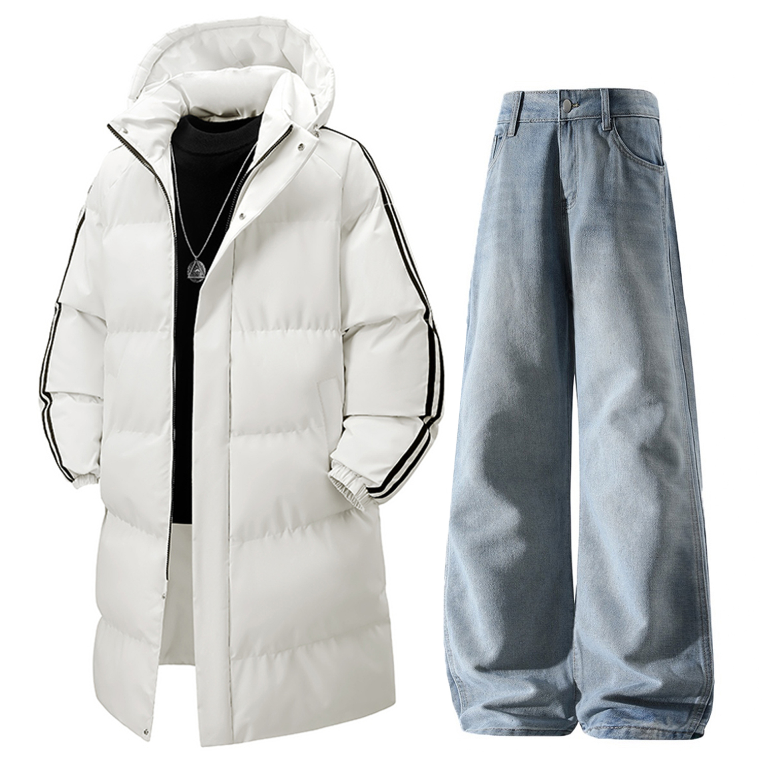 Толстовка Casual Sportswear утепленная с капюшоном унисекс X1617, белый puffer jacket+синий pants
Толстовка Casual Sportswear утепленная с капюшоном унисекс X1617, белый puffer jacket+синий pants