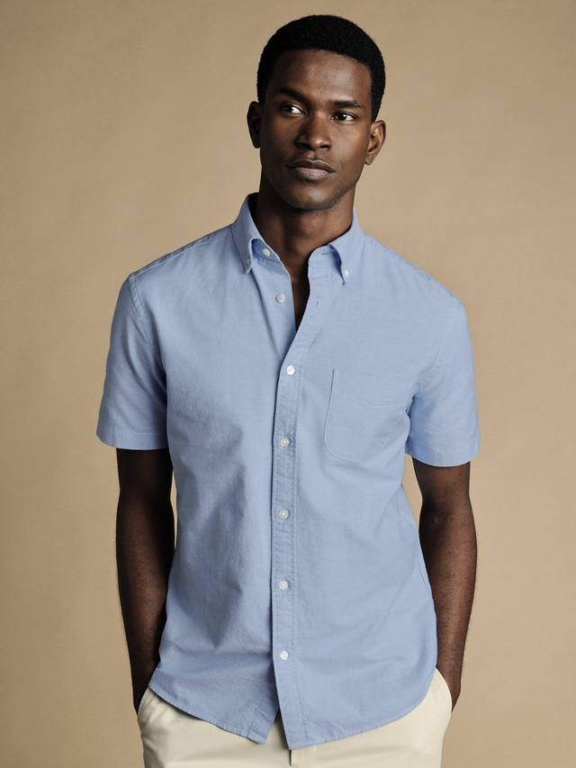 Хлопковая рубашка с пуговицами и отложным воротником Slim Fit Charles Tyrwhitt
Хлопковая рубашка с пуговицами и отложным воротником Slim Fit Charles Tyrwhitt