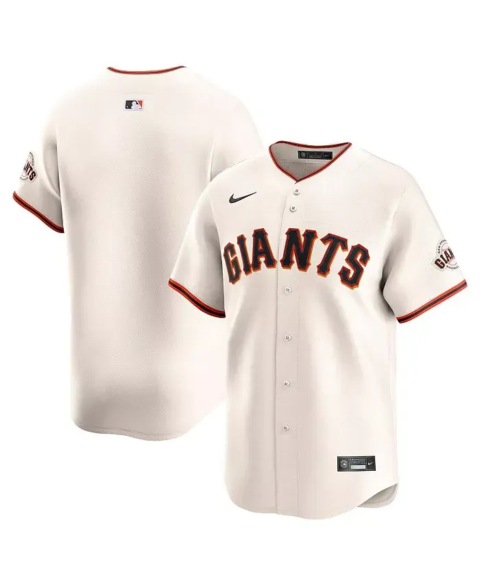 Мужская кремовая бейсбольная майка San Francisco Giants Home Limited Nike
Мужская кремовая бейсбольная майка San Francisco Giants Home Limited Nike