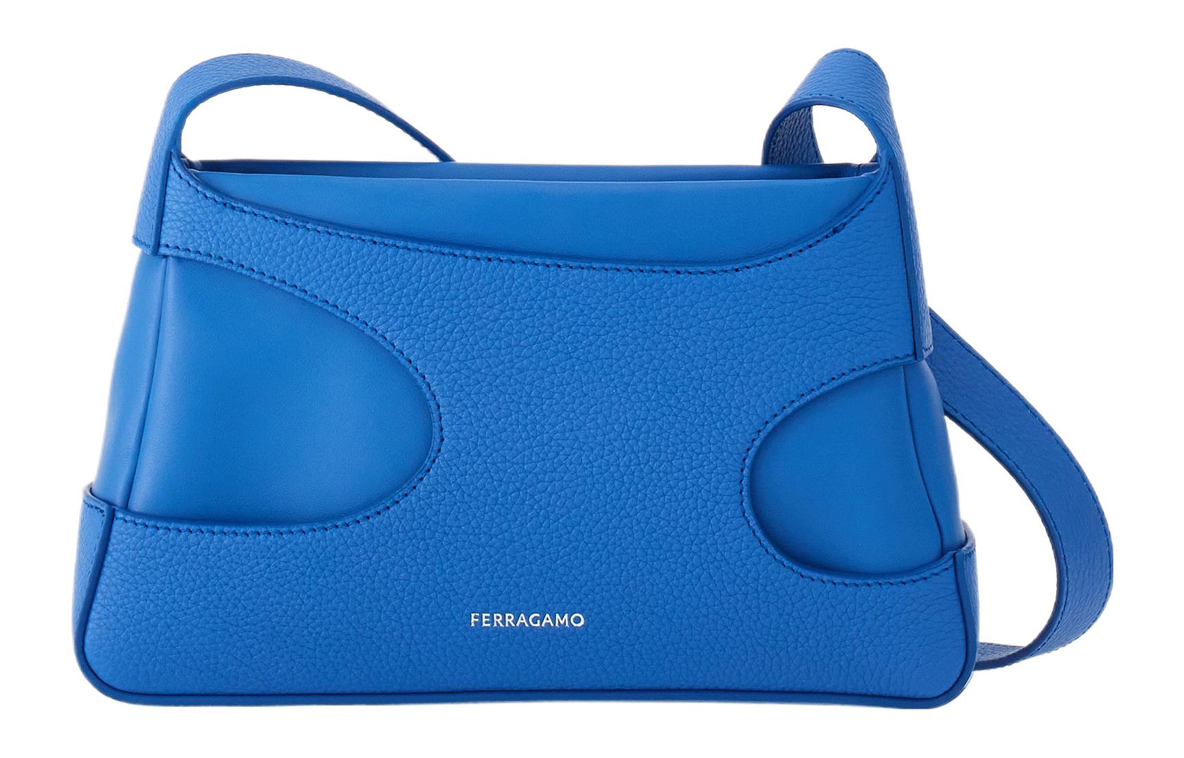 ФЕРРАГАМО Молотковая телячья кожа Мини-сумка через плечо Женская Джинсово-синяя
ФЕРРАГАМО Молотковая телячья кожа Мини-сумка через плечо Женская Джинсово-синяя