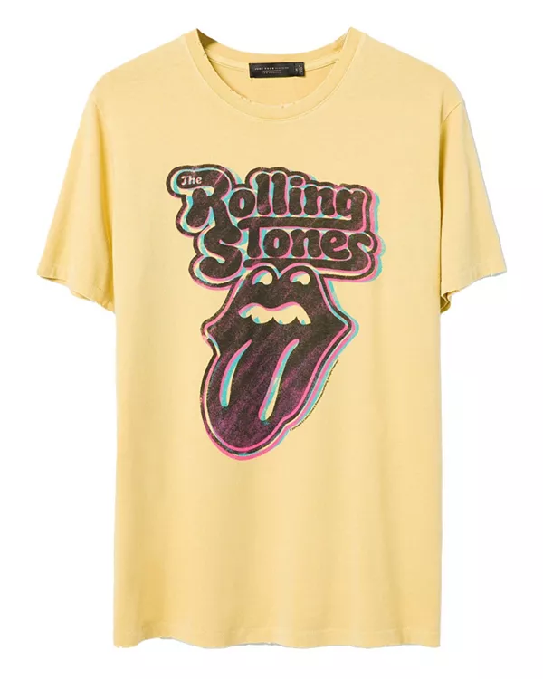 Винтажная футболка унисекс с логотипом Rolling Stones Junk Food Clothing, желтый
Винтажная футболка унисекс с логотипом Rolling Stones Junk Food Clothing, желтый