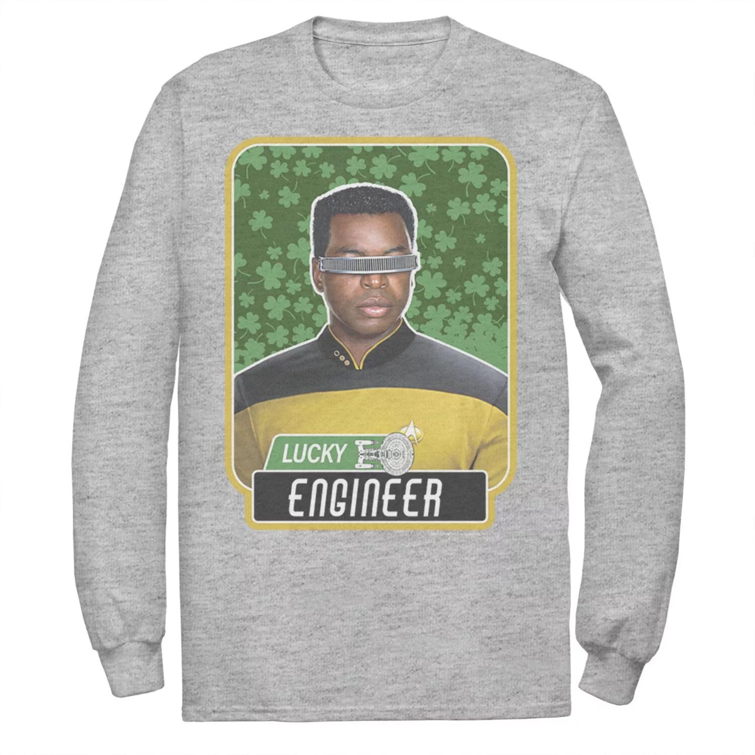 Мужская футболка Star Trek Next Generation St. Patty's Engineer Licensed Character
Мужская футболка Star Trek Next Generation St. Patty's Engineer Licensed Character
