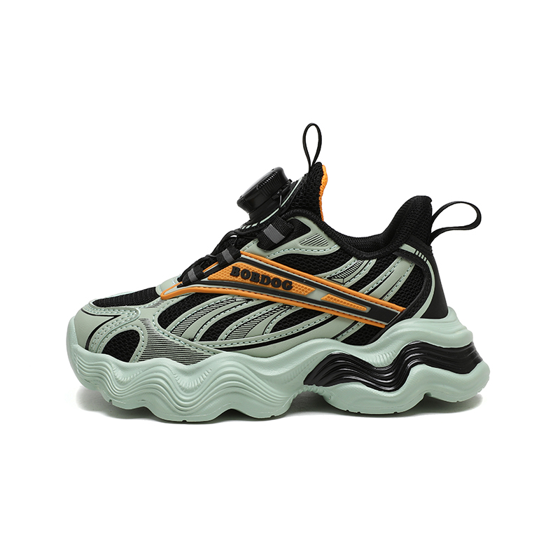 Нескользящие и износостойкие дышащие низкие детские кроссовки для повседневной носки BOBDOG, мятный/зеленый 
Нескользящие и износостойкие дышащие низкие детские кроссовки для повседневной носки BOBDOG, мятный/зеленый