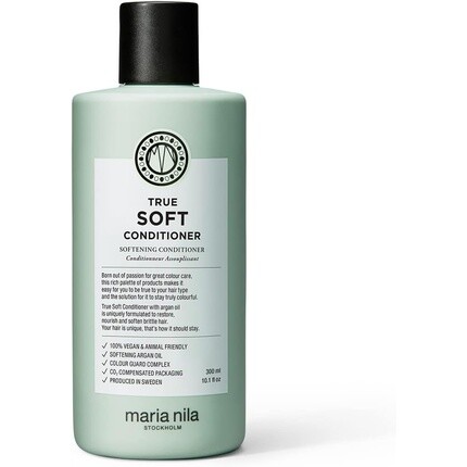 Настоящий мягкий кондиционер 300 мл для сухих волос Аргановое масло увлажняет и уменьшает вьющиеся волосы 100% веганский, не содержит сульфатов и парабенов, Maria Nila 
Настоящий мягкий кондиционер 300 мл для сухих волос Аргановое масло увлажняет и уменьшает вьющиеся волосы 100% веганский, не содержит сульфатов и парабенов, Maria Nila