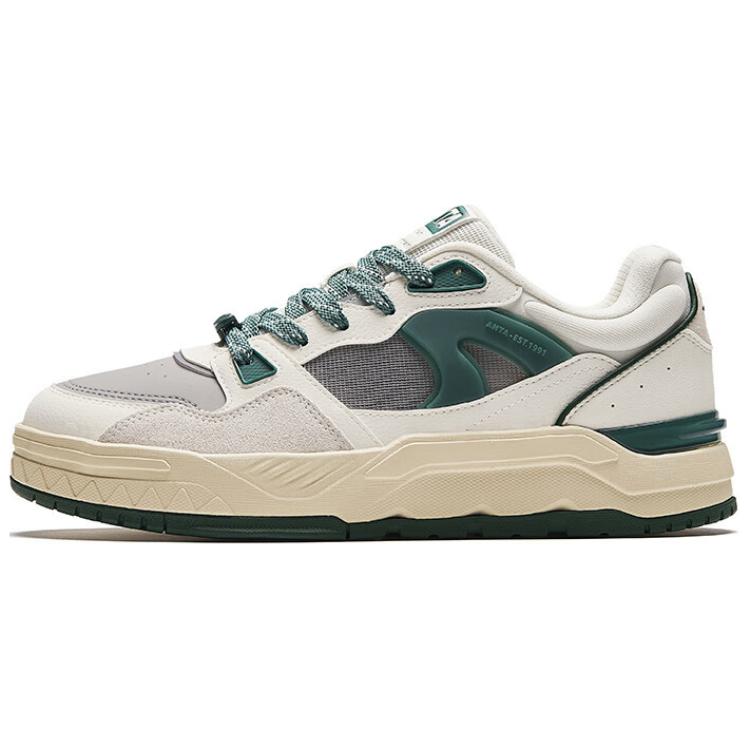 Антискользящие износостойкие низкие скейтерские кроссовки мужские бело-серо-зеленые Anta
Антискользящие износостойкие низкие скейтерские кроссовки мужские бело-серо-зеленые Anta