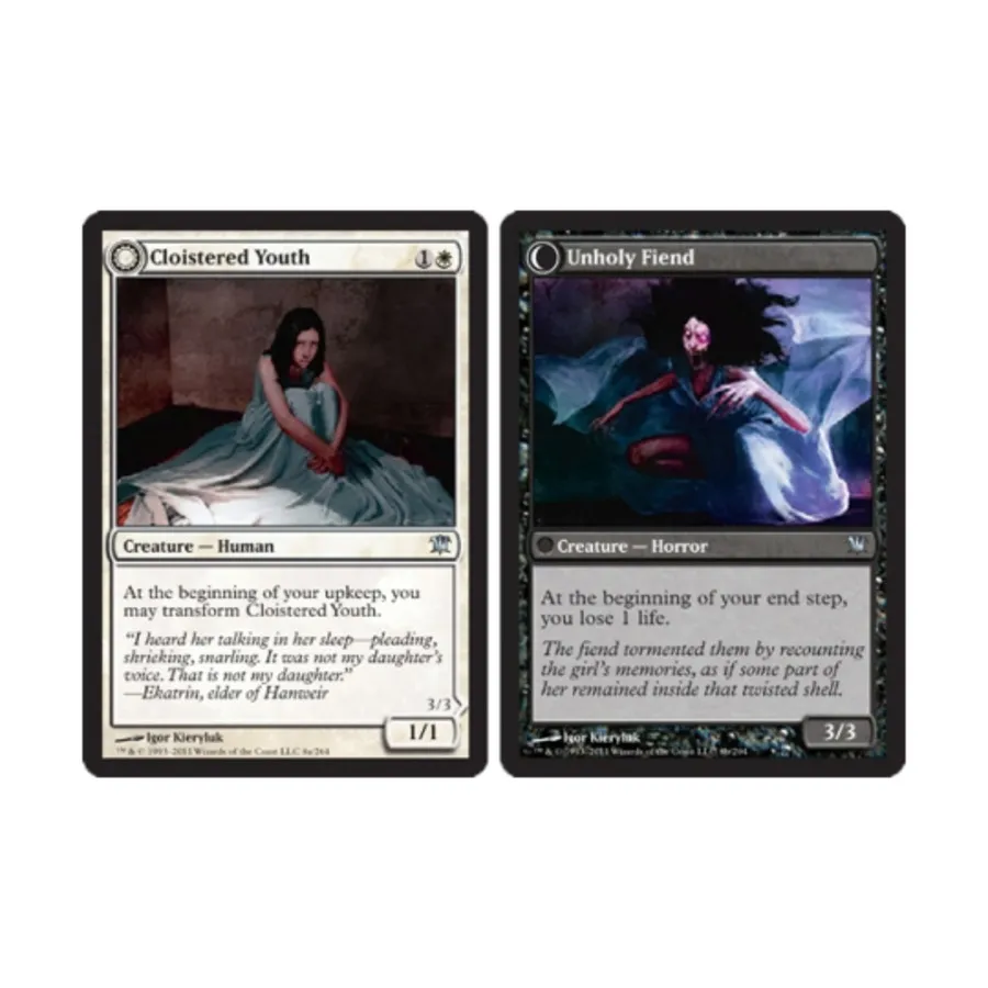 CCG Затворенная молодежь // Нечестивый демон (U) (фольга), MTG - Innistrad
CCG Затворенная молодежь // Нечестивый демон (U) (фольга), MTG - Innistrad