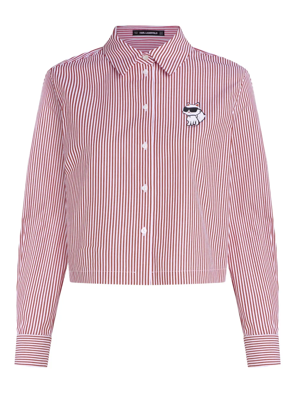 Рубашка в полоску KARL LAGERFELD, красный
Рубашка в полоску KARL LAGERFELD, красный