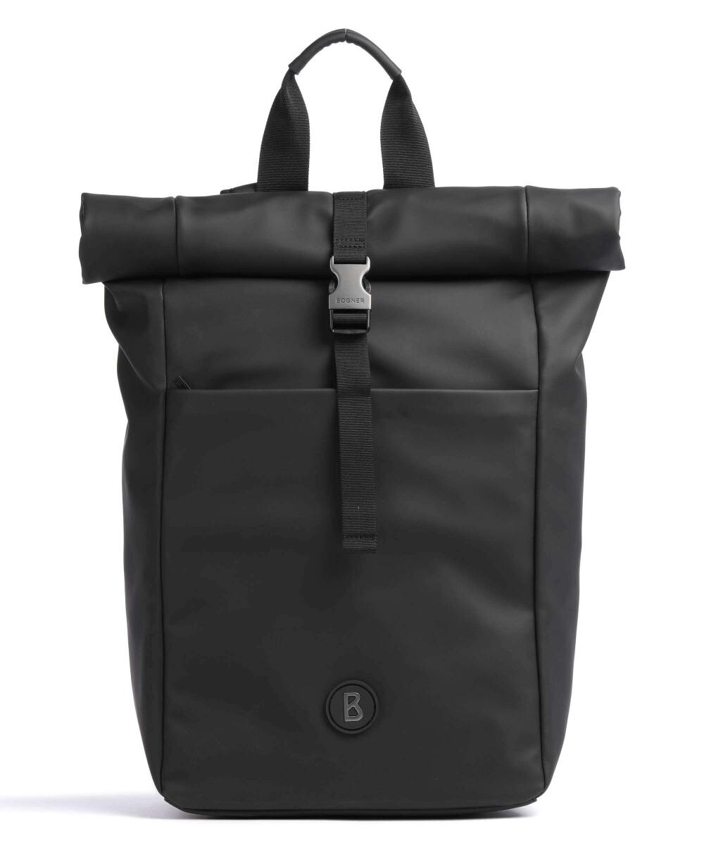 Рюкзак La prava leon с откидной крышкой 14″ из полиуретана Bogner, черный 
Рюкзак La prava leon с откидной крышкой 14″ из полиуретана Bogner, черный