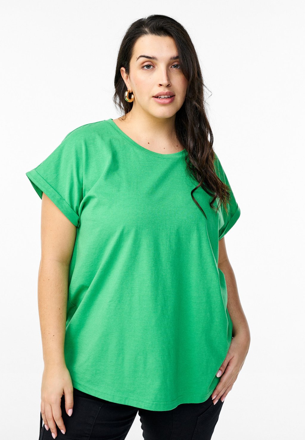 Базовая футболка Zizzi, зеленый
Базовая футболка Zizzi, зеленый