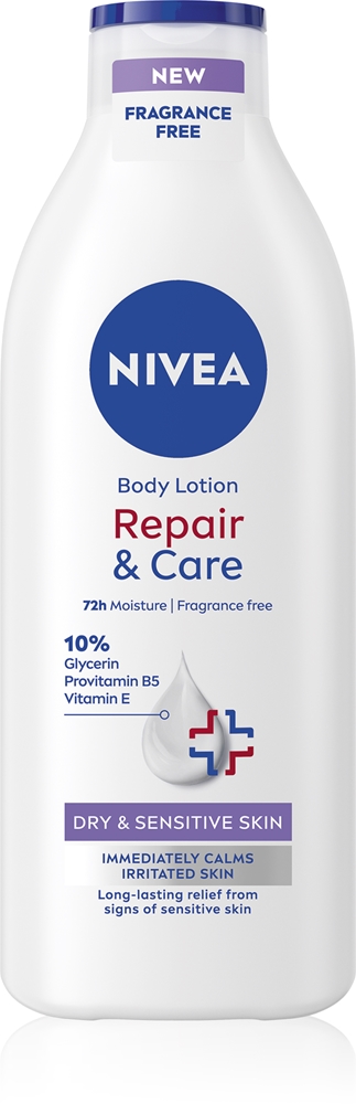 Успокаивающее молочко для тела Repair & Care Sensitive для сухой и чувствительной кожи Nivea, 400 мл
Успокаивающее молочко для тела Repair & Care Sensitive для сухой и чувствительной кожи Nivea, 400 мл