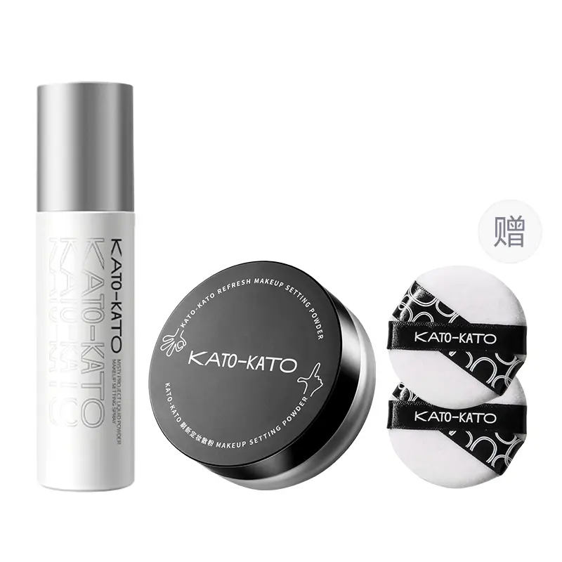 KATO рассыпчатая пудра, спрей-фиксатор макияжа набор для макияжа контроль жирного блеска без переноса коррекция тона кожи 100мл+6,5г/100мл+8г KATO-KATO
KATO рассыпчатая пудра, спрей-фиксатор макияжа набор для макияжа контроль жирного блеска без переноса коррекция тона кожи 100мл+6,5г/100мл+8г KATO-KATO