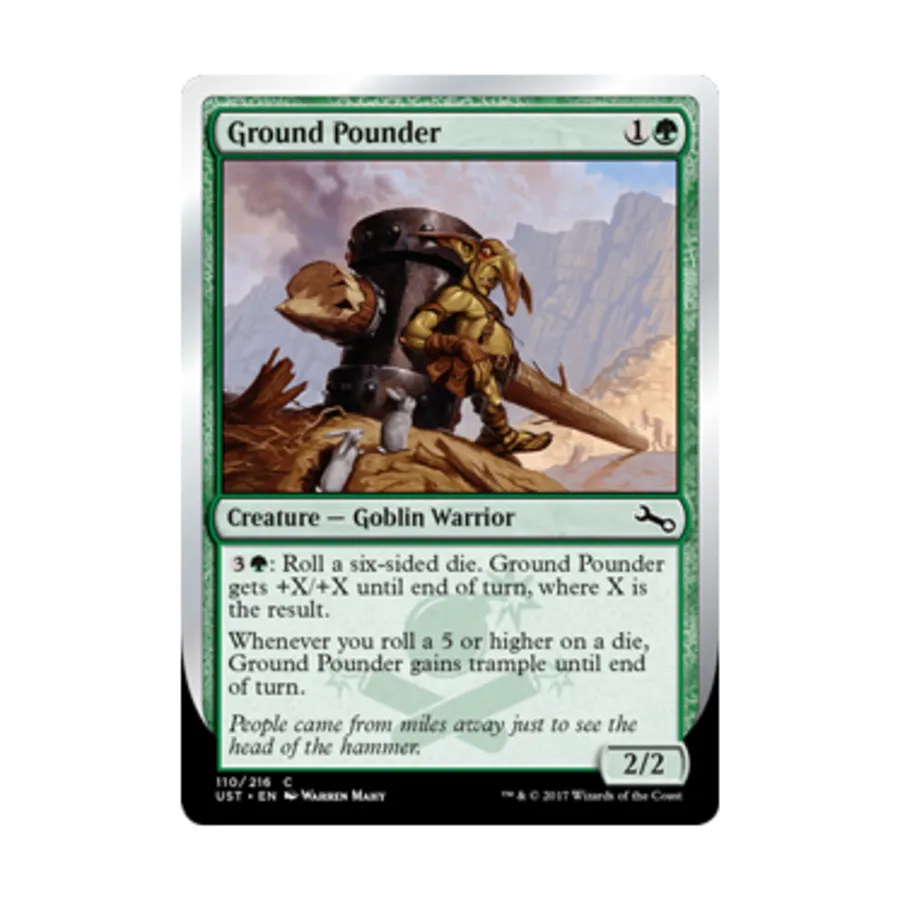 CCG Землеотбойник (С), MTG - Unstable
CCG Землеотбойник (С), MTG - Unstable