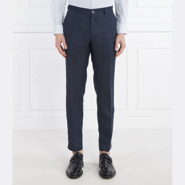 Льняные брюки-чиносы jt-18hank приталенного кроя Joop!, синий 
Льняные брюки-чиносы jt-18hank приталенного кроя Joop!, синий