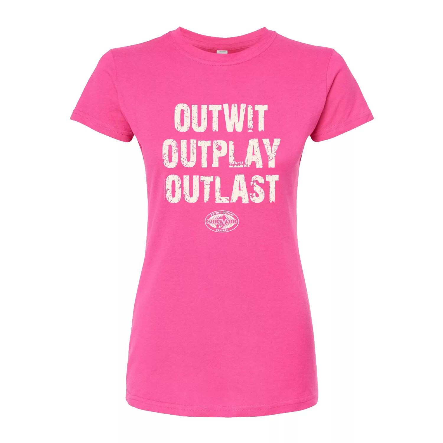 Футболка с графическим принтом для юниоров Survivor Outwit Outplay Outlast Licensed Character, розовый
Футболка с графическим принтом для юниоров Survivor Outwit Outplay Outlast Licensed Character, розовый