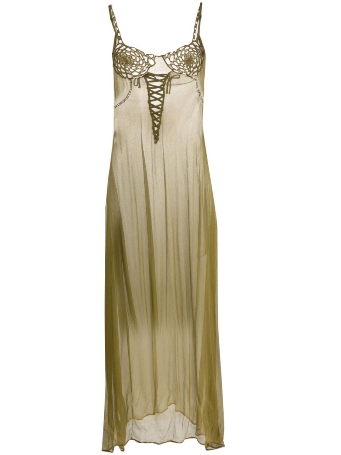 Isa Boulder сетчатое платье с вышивкой, зеленый
Isa Boulder сетчатое платье с вышивкой, зеленый