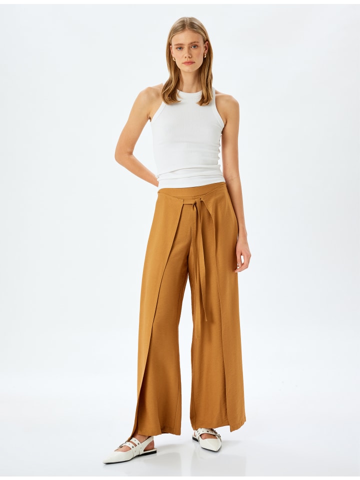 Тканевые брюки KOTON, коричневый
Тканевые брюки KOTON, коричневый