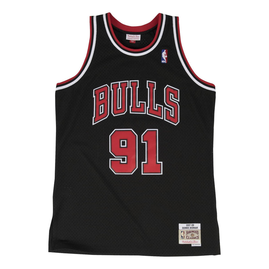 Джерси Mitchell & Ness x NBA Chicago Bulls 1997-98 Swingman Jersey 'Dennis Rodman 91', черный
Джерси Mitchell & Ness x NBA Chicago Bulls 1997-98 Swingman Jersey 'Dennis Rodman 91', черный