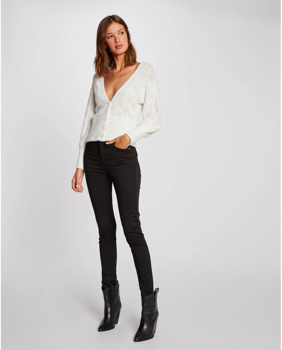 Женские узкие брюки-скинни со средней посадкой Morgan, черный
Женские узкие брюки-скинни со средней посадкой Morgan, черный