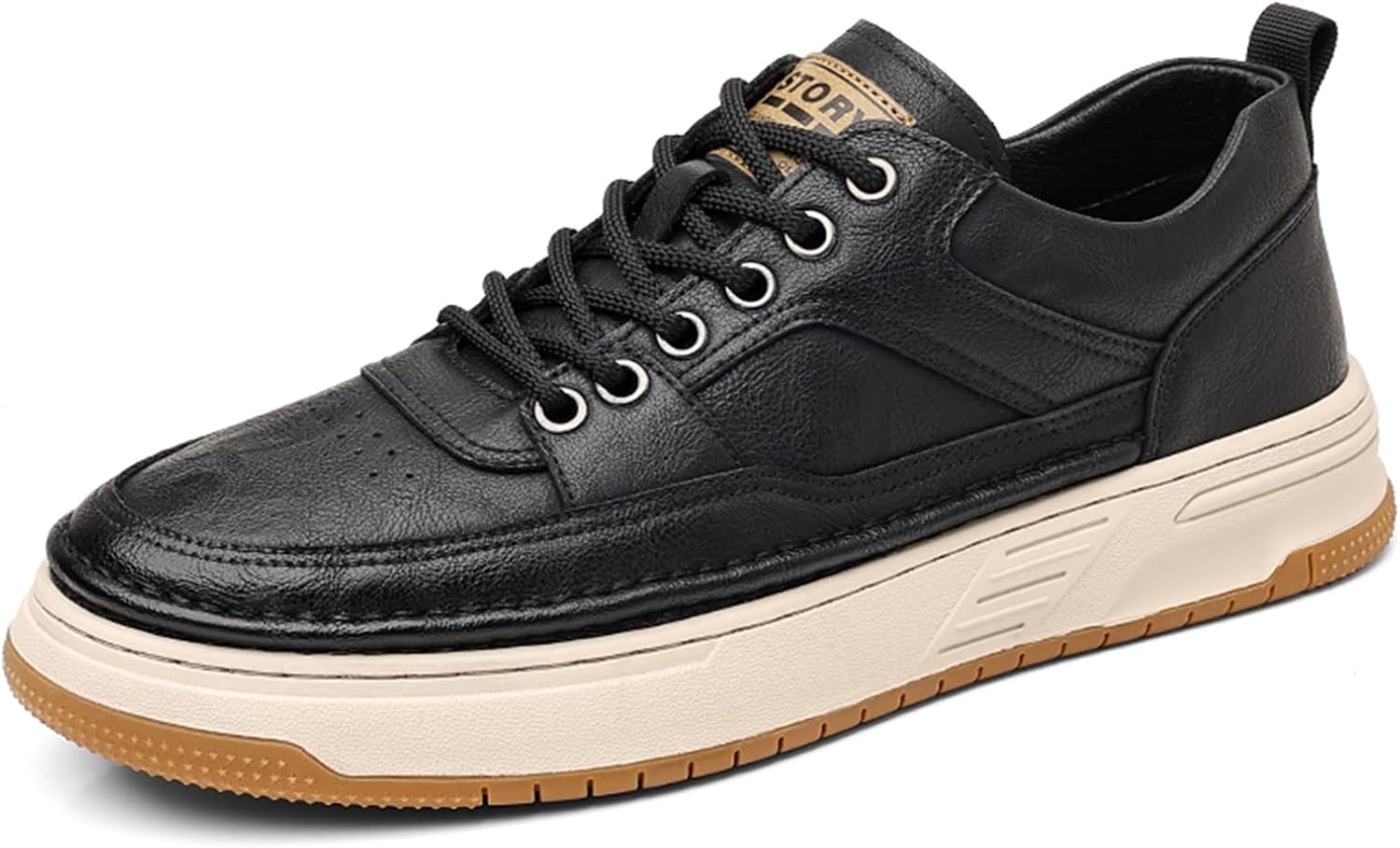 Мужские ретро-кроссовки Abborora из кожи, повседневная обувь для мужчин, дышащие модные кроссовки для бизнеса и повседневной носки, черный
Мужские ретро-кроссовки Abborora из кожи, повседневная обувь для мужчин, дышащие модные кроссовки для бизнеса и повседневной носки, черный