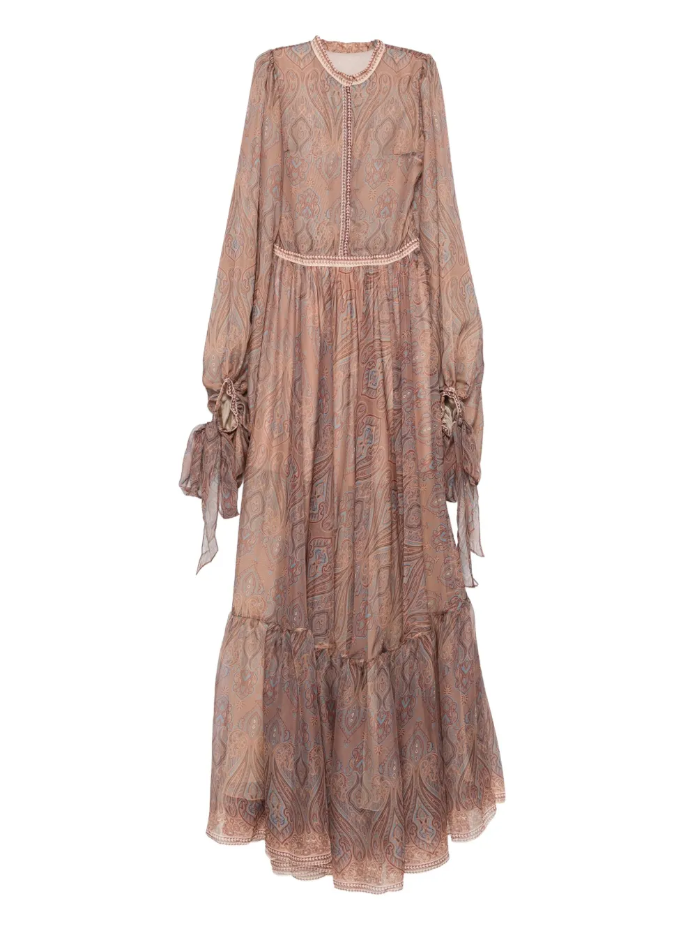 Ярусное платье с принтом пейсли Miau By Clara Rotescu, нейтральный
Ярусное платье с принтом пейсли Miau By Clara Rotescu, нейтральный