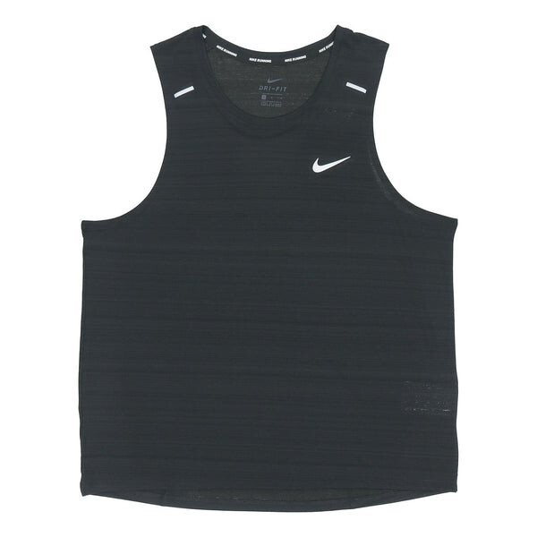 Спортивная футболка men's dri-fit black vest Nike, черный 
Спортивная футболка men's dri-fit black vest Nike, черный