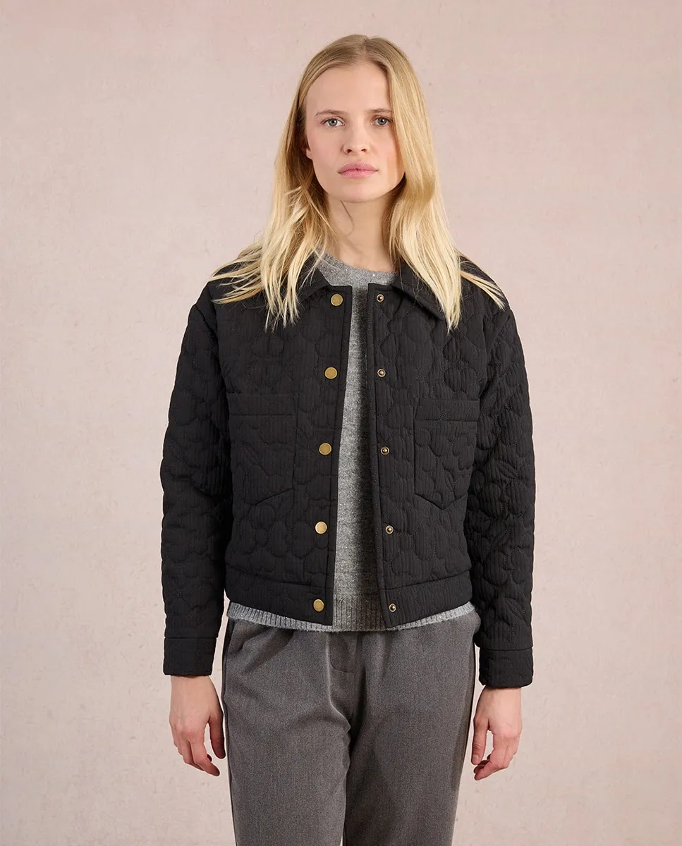 Женская стеганая куртка с цветочным узором Molly Bracken, черный
Женская стеганая куртка с цветочным узором Molly Bracken, черный