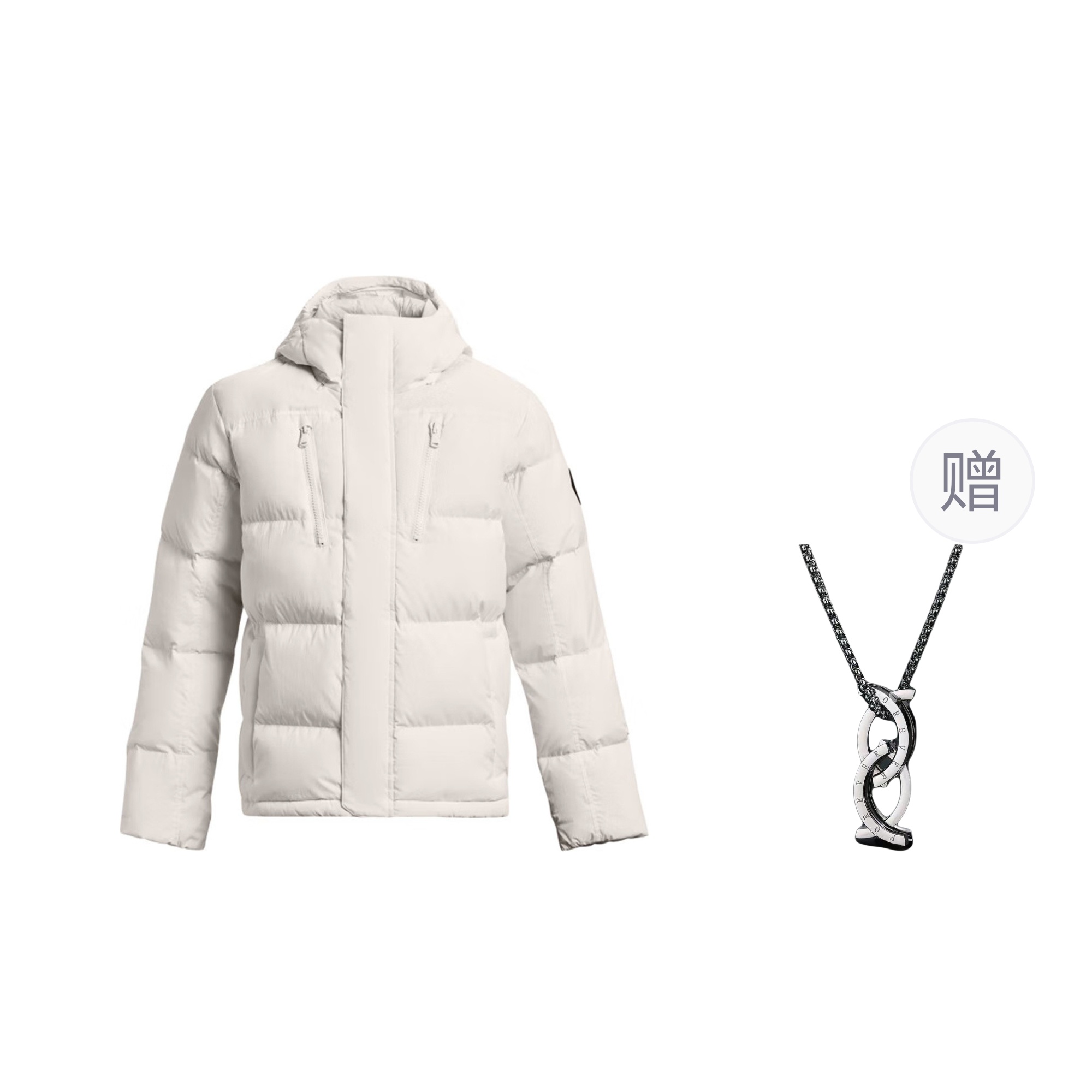 Пуховик унисекс белый с колье Under Armour, белый, с колье
Пуховик унисекс белый с колье Under Armour, белый, с колье