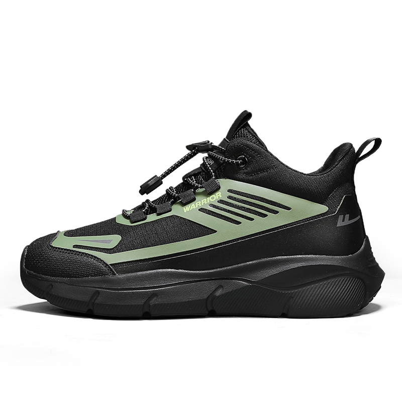 WARRIOR Мужские повседневные кроссовки low top с амортизацией и противоскользящей подошвой black green
WARRIOR Мужские повседневные кроссовки low top с амортизацией и противоскользящей подошвой black green