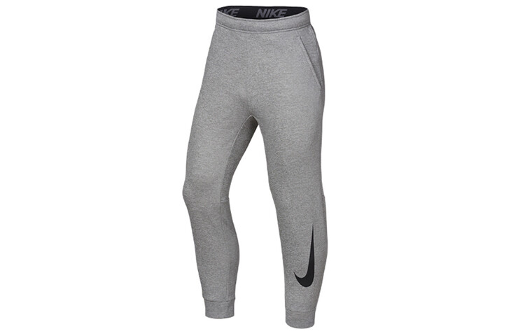 Трикотажные спортивные штаны мужские серые Nike, серый 
Трикотажные спортивные штаны мужские серые Nike, серый