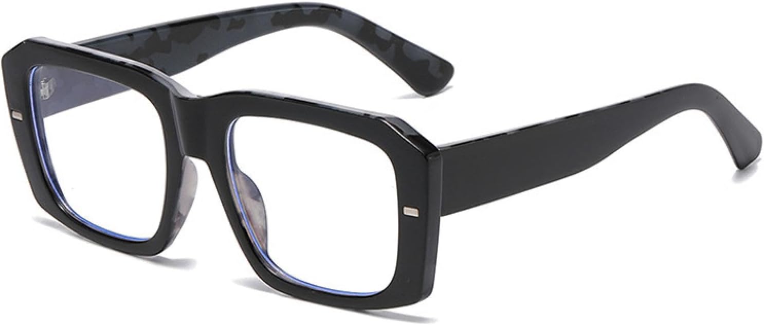 Популярные модные женские солнцезащитные очки в винтажном стиле с заклепками, панк-стиль, мужские очки с защитой от УФ-излучения UV400 и прозрачными линзами TVTBBVV, Black Pattern Clear
Популярные модные женские солнцезащитные очки в винтажном стиле с заклепками, панк-стиль, мужские очки с защитой от УФ-излучения UV400 и прозрачными линзами TVTBBVV, Black Pattern Clear