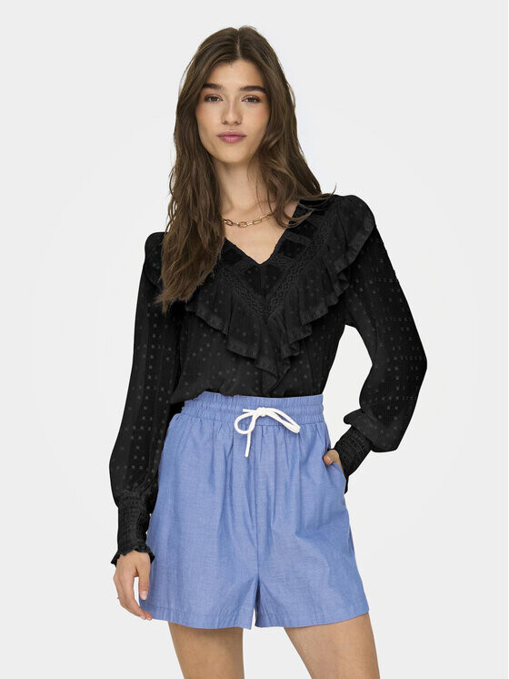 Блуза стандартного кроя Only, черный
Блуза стандартного кроя Only, черный