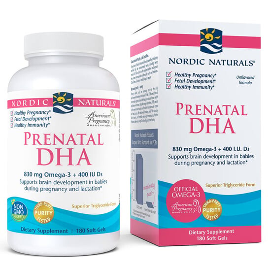 Nordic Naturals, Prenatal DHA с витамином D3 180 безвкусных мягких капсул
Nordic Naturals, Prenatal DHA с витамином D3 180 безвкусных мягких капсул