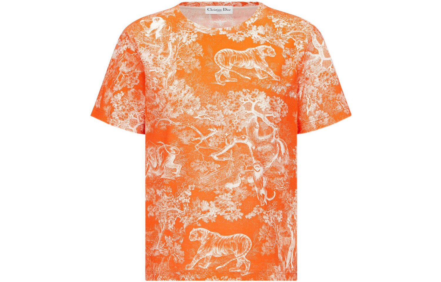 Ежеквартальные новинки Футболка женская оранжевая Dior 
Ежеквартальные новинки Футболка женская оранжевая Dior