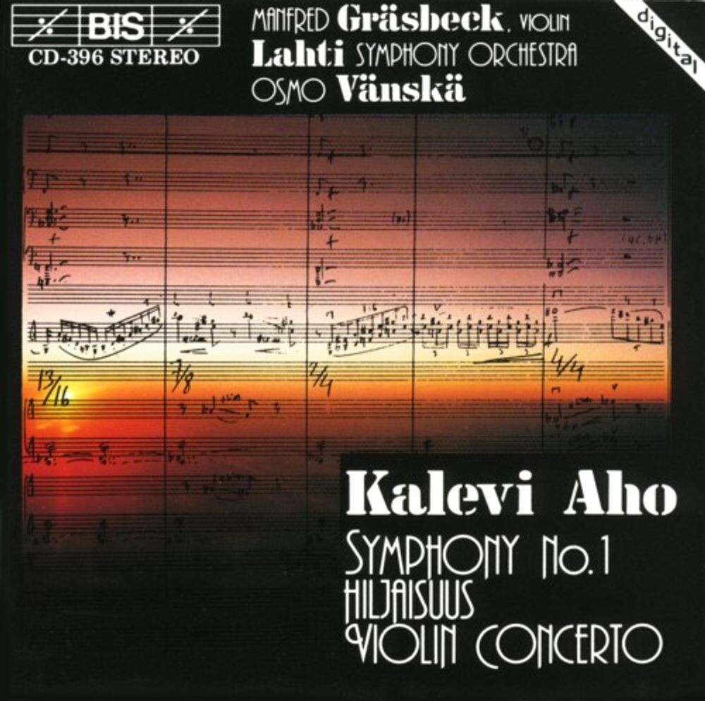 Диск CD Aho: Symphony No. 1 / Hiljaisuus / Violin Concerto - Kalevi Aho, Osmo Vänskä, Manfred Gräsbeck, Lahti Symphony Orchestra
Диск CD Aho: Symphony No. 1 / Hiljaisuus / Violin Concerto - Kalevi Aho, Osmo Vänskä, Manfred Gräsbeck, Lahti Symphony Orchestra