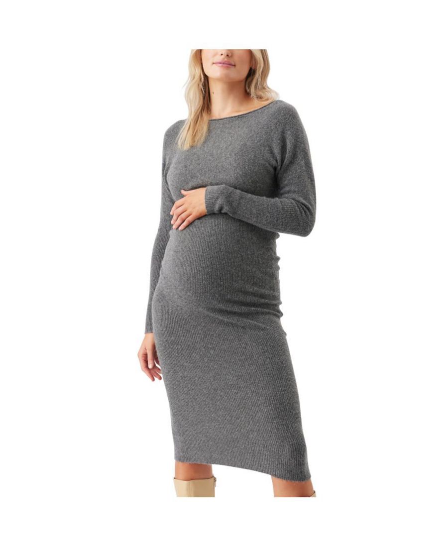 Вязаное платье для беременных Tobie с открытыми плечами Ripe Maternity, Charcoal marle
Вязаное платье для беременных Tobie с открытыми плечами Ripe Maternity, Charcoal marle