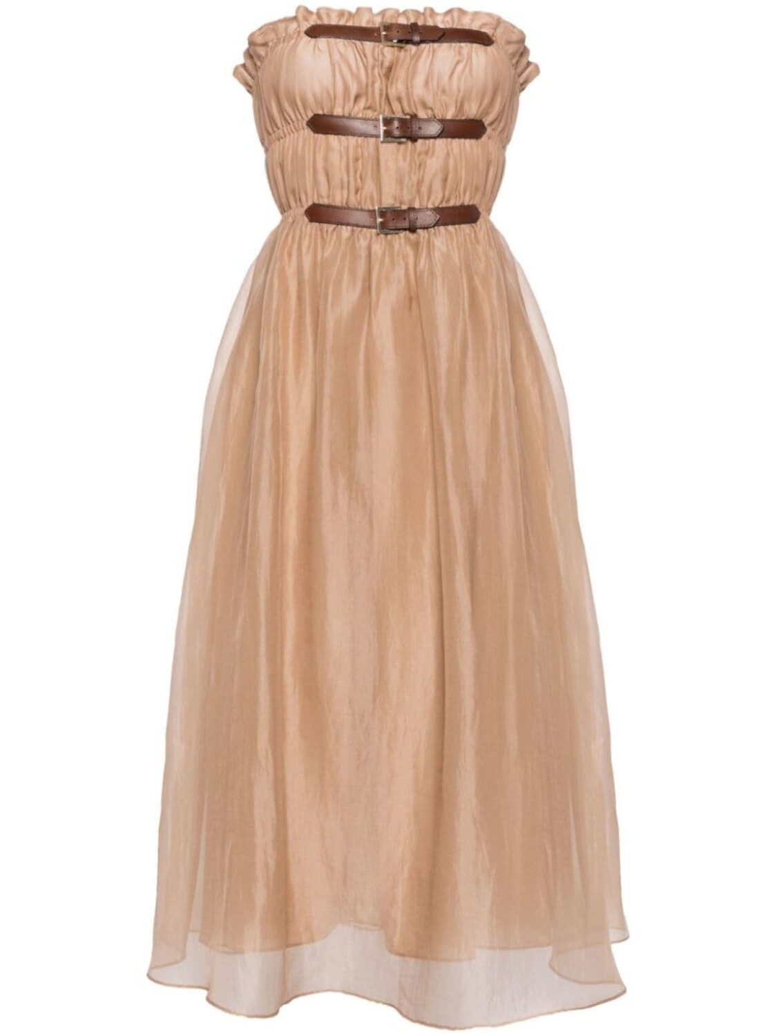 Cynthia Rowley платье с открытыми плечами и пряжками, нейтральный цвет
Cynthia Rowley платье с открытыми плечами и пряжками, нейтральный цвет