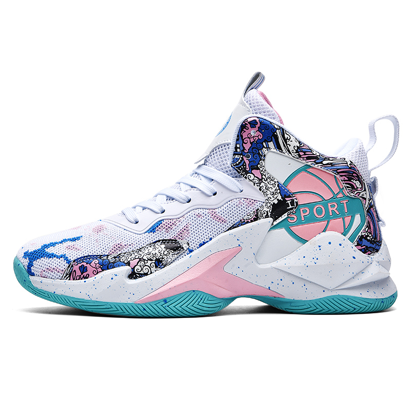 Детские баскетбольные кроссовки с высокой амортизацией и износостойкостью для подростков Kuding, белый/розовый
Детские баскетбольные кроссовки с высокой амортизацией и износостойкостью для подростков Kuding, белый/розовый