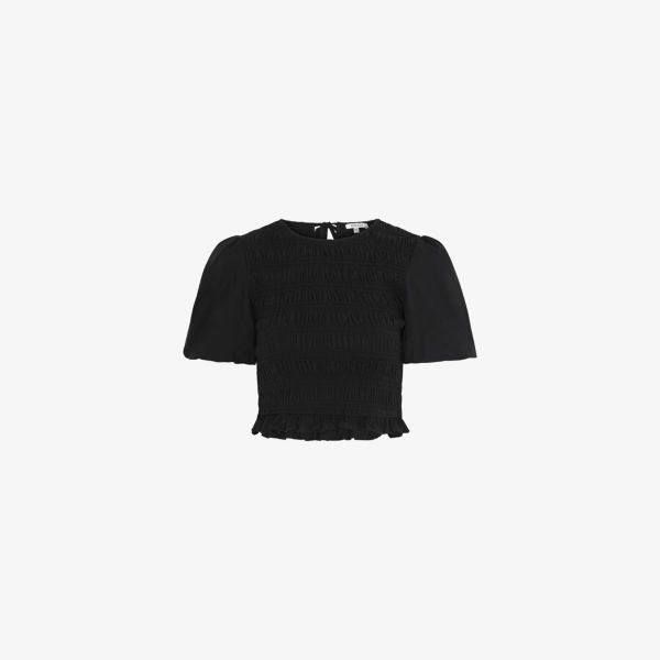 Топ Omnes Николла из хлопка с защипами, черный
Топ Omnes Николла из хлопка с защипами, черный