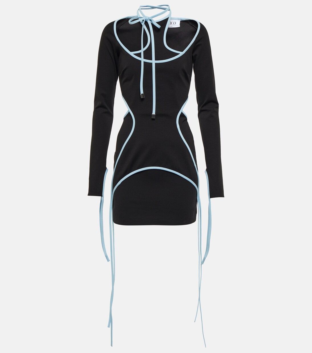 Мини-платье Greta с вырезом из хлопковой смеси The Attico, черный
Мини-платье Greta с вырезом из хлопковой смеси The Attico, черный