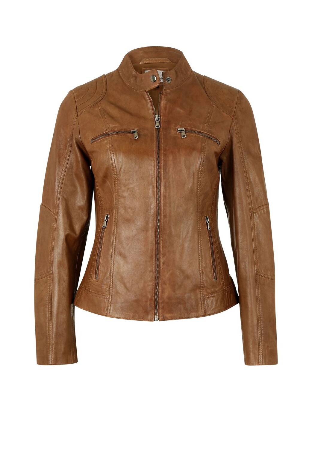 Чудо-кожаная куртка в классном дизайне 7eleven, цвет Meera 
Чудо-кожаная куртка в классном дизайне 7eleven, цвет Meera