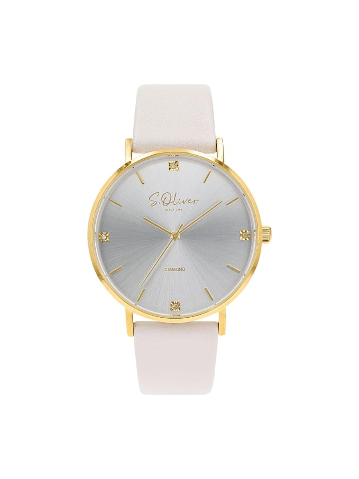 s.Oliver Кварцевые часы, нержавеющая сталь, покрытие IP-золотом
s.Oliver Кварцевые часы, нержавеющая сталь, покрытие IP-золотом