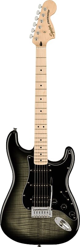 Электрогитара Squier Affinity Series Stratocaster FMT HSS Black Burst 
Электрогитара Squier Affinity Series Stratocaster FMT HSS Black Burst