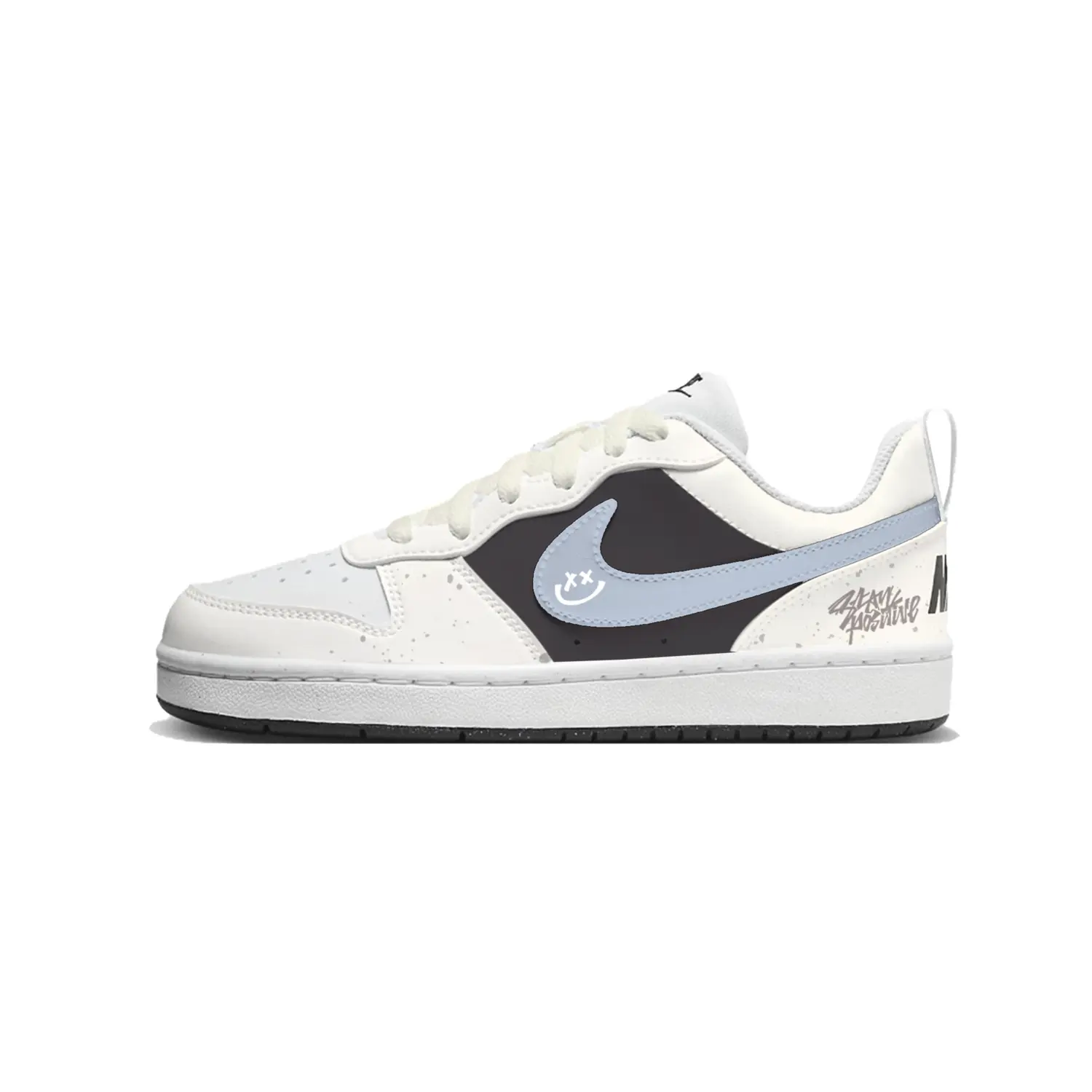 Nike Кроссовки для скейтбординга Court Borough Smiley Face Wave Abrasion Resistant Low top детские White
Nike Кроссовки для скейтбординга Court Borough Smiley Face Wave Abrasion Resistant Low top детские White