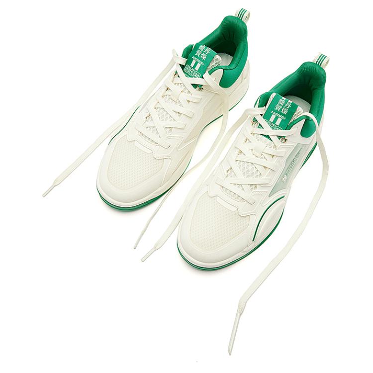 Износостойкие дышащие низкие скейтбордские кроссовки мужские бело-зеленые QIAODAN
Износостойкие дышащие низкие скейтбордские кроссовки мужские бело-зеленые QIAODAN