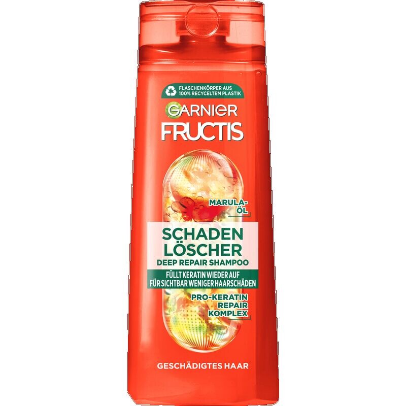 Шампунь против повреждений, ластик для поврежденных волос Garnier, 250 ml
Шампунь против повреждений, ластик для поврежденных волос Garnier, 250 ml