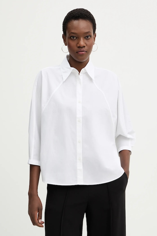 Хлопковая рубашка c belenta BOSS Orange, белый
Хлопковая рубашка c belenta BOSS Orange, белый