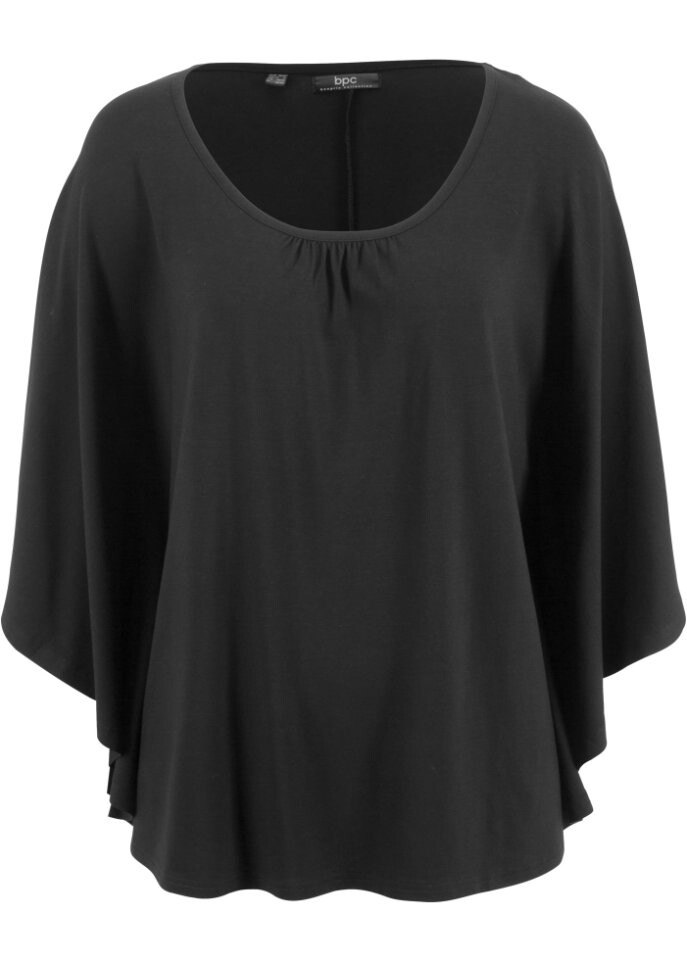 Рубашка-летучая мышь из вискозы с круглым вырезом Bpc Bonprix Collection, черный
Рубашка-летучая мышь из вискозы с круглым вырезом Bpc Bonprix Collection, черный