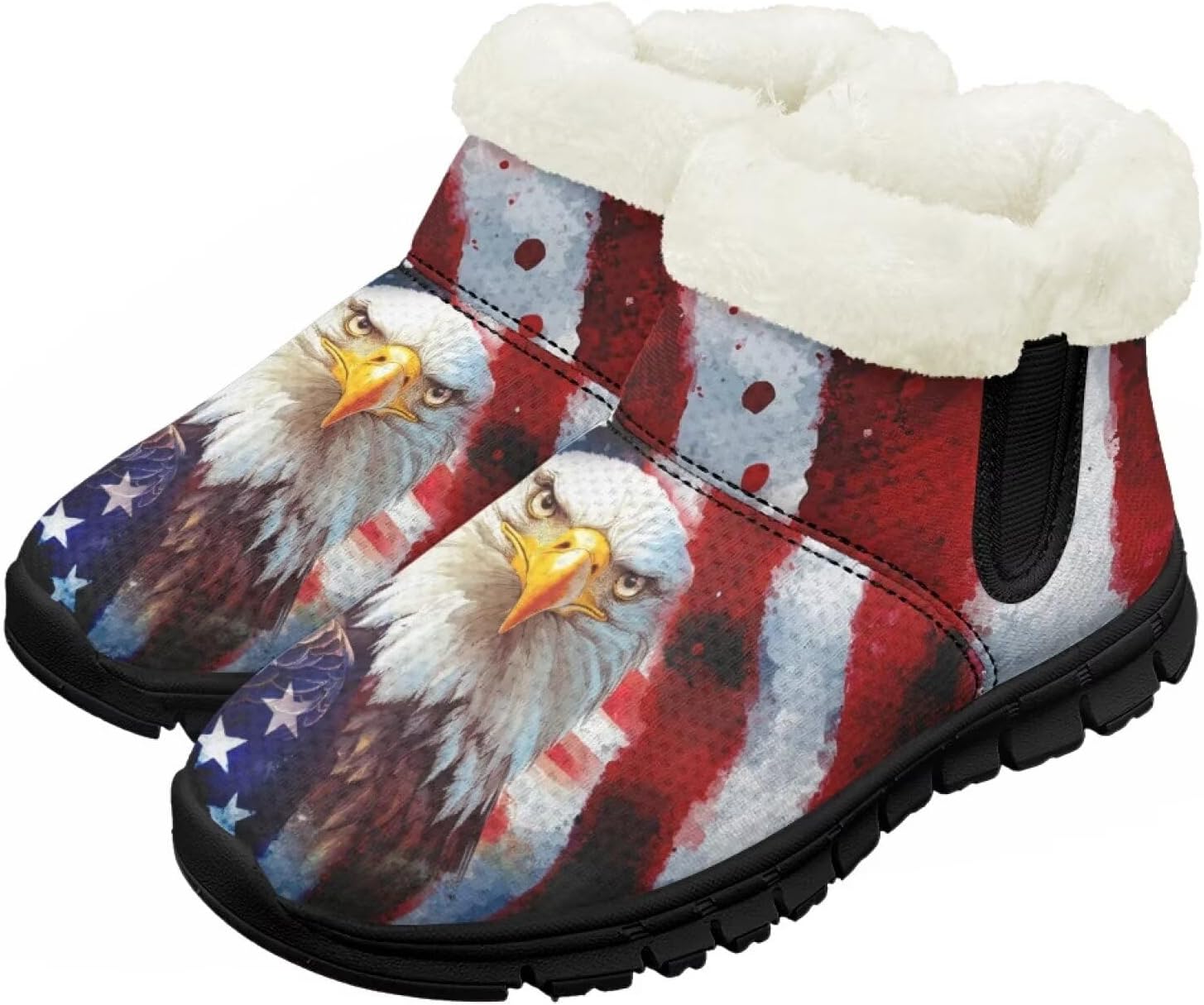 Мальчик Девочка Снежные Ботинки Короткие Зимние Теплые Ботиночки Нескользящие Легкие Уличные Ботинки для Холодной Погоды Chririnla, American Flag Eagle
Мальчик Девочка Снежные Ботинки Короткие Зимние Теплые Ботиночки Нескользящие Легкие Уличные Ботинки для Холодной Погоды Chririnla, American Flag Eagle