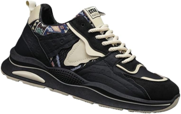 Мужские удобные спортивные кроссовки на толстой подошве - повседневная обувь из мягкой искусственной кожи. Легкие. Подходят для повседневной носки на открытом воздухе. Повседневная одежда Fmshi, черный
Мужские удобные спортивные кроссовки на толстой подошве - повседневная обувь из мягкой искусственной кожи. Легкие. Подходят для повседневной носки на открытом воздухе. Повседневная одежда Fmshi, черный